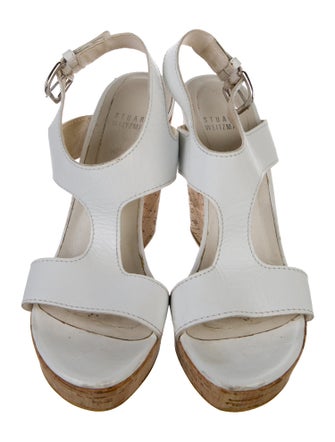 Stuart Weitzman Leather Slingback Sandals