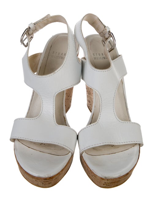 Stuart Weitzman Leather Slingback Sandals