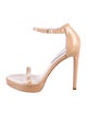 Stuart Weitzman Patent Leather Sandals