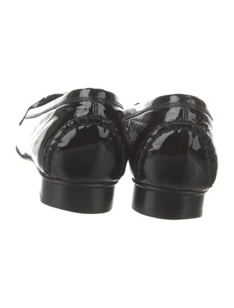 Stuart Weitzman Patent Leather Crystal Embellishments Loafers