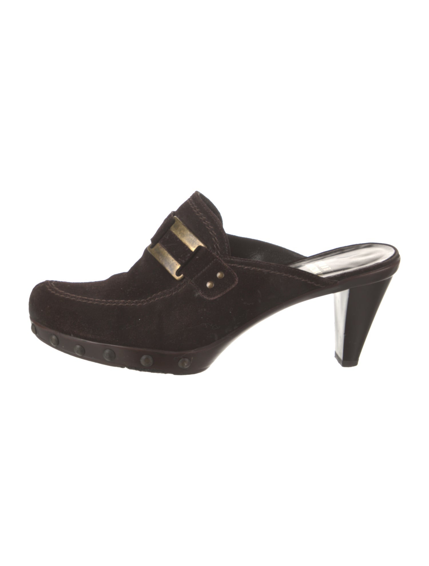 Stuart Weitzman Suede Mules