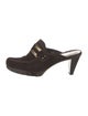Stuart Weitzman Suede Mules