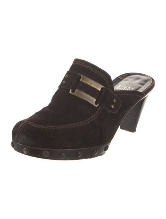 Stuart Weitzman Suede Mules