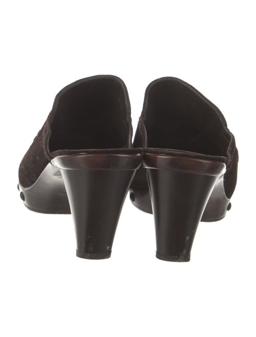 Stuart Weitzman Suede Mules