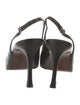 Stuart Weitzman Leather Slingback Pumps
