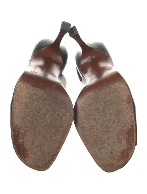 Stuart Weitzman Leather Slingback Pumps