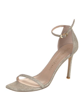 Stuart Weitzman Glitter Glitter Accents Sandals