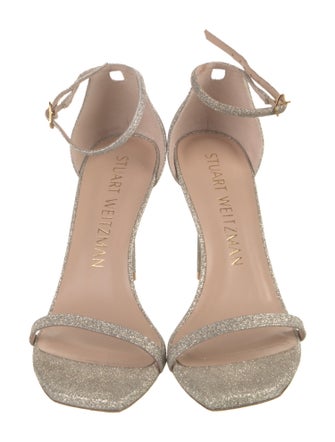 Stuart Weitzman Glitter Glitter Accents Sandals