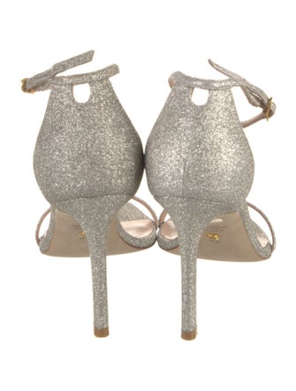 Stuart Weitzman Glitter Glitter Accents Sandals