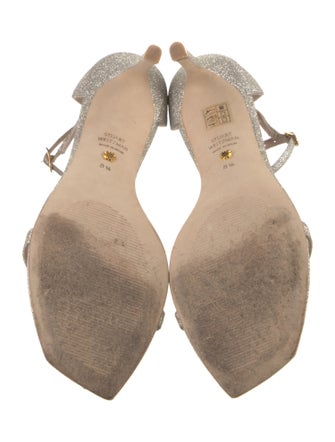 Stuart Weitzman Glitter Glitter Accents Sandals