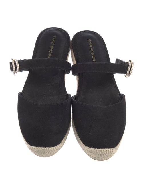 Stuart Weitzman Suede Mary Jane Flats