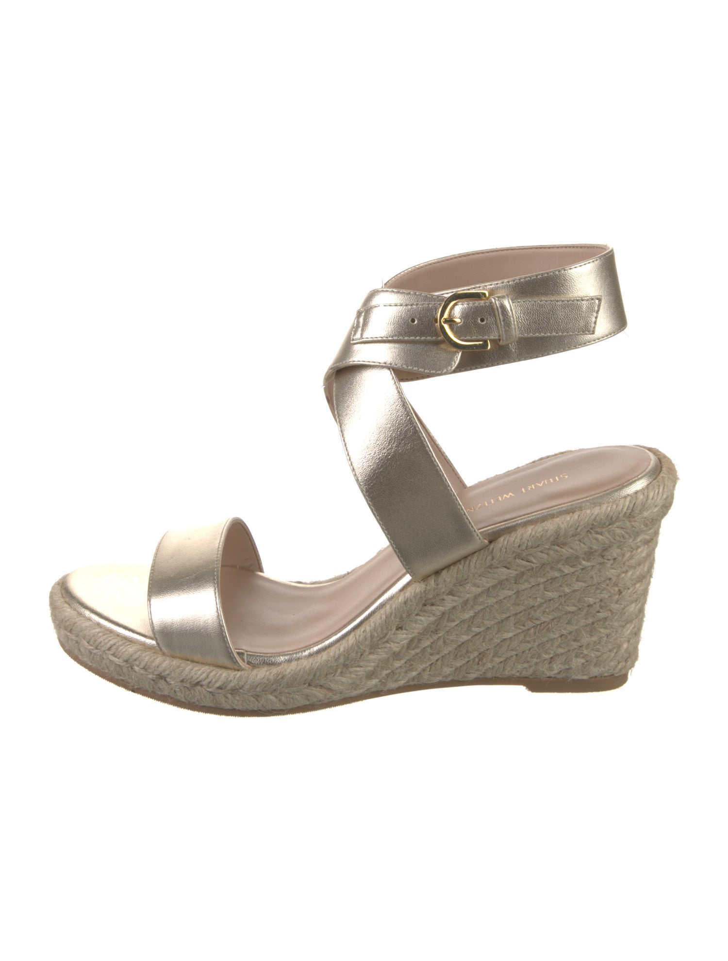 Stuart Weitzman Leather Espadrilles