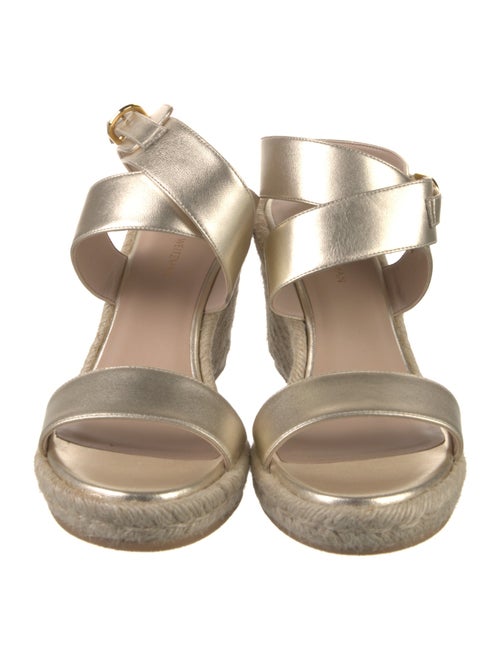 Stuart Weitzman Leather Espadrilles