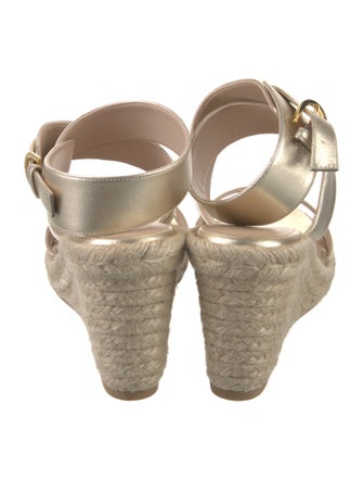 Stuart Weitzman Leather Espadrilles