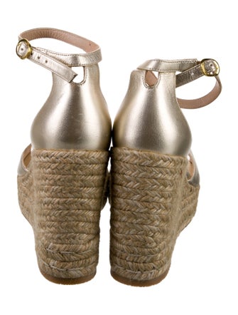 Stuart Weitzman Leather Espadrilles