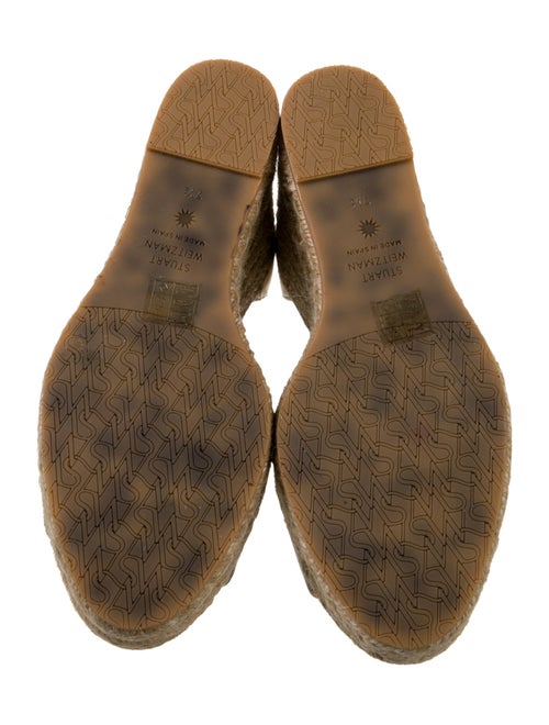 Stuart Weitzman Leather Espadrilles