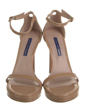 Stuart Weitzman Patent Leather Sandals