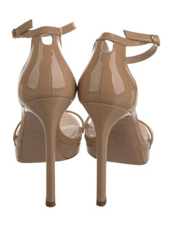 Stuart Weitzman Patent Leather Sandals