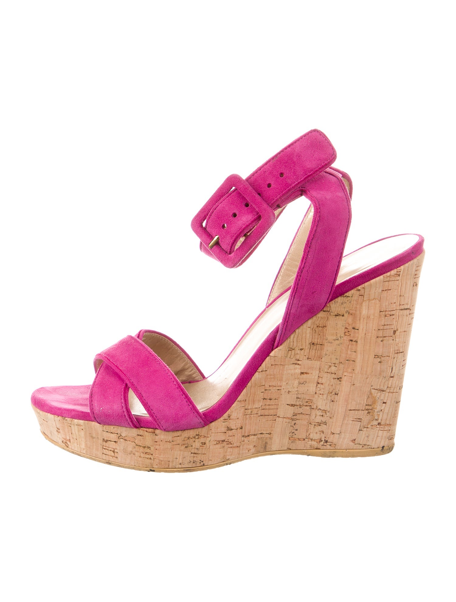 Stuart Weitzman Suede Slingback Sandals