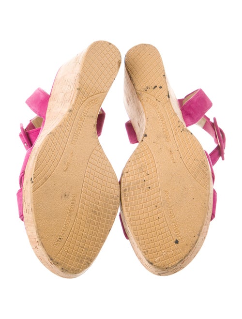 Stuart Weitzman Suede Slingback Sandals