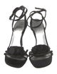 Stuart Weitzman Satin Crystal Embellishments Slingback Sandals