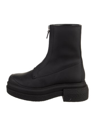 Stuart Weitzman Leather Combat Boots