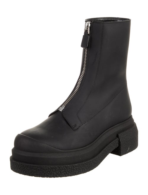 Stuart Weitzman Leather Combat Boots