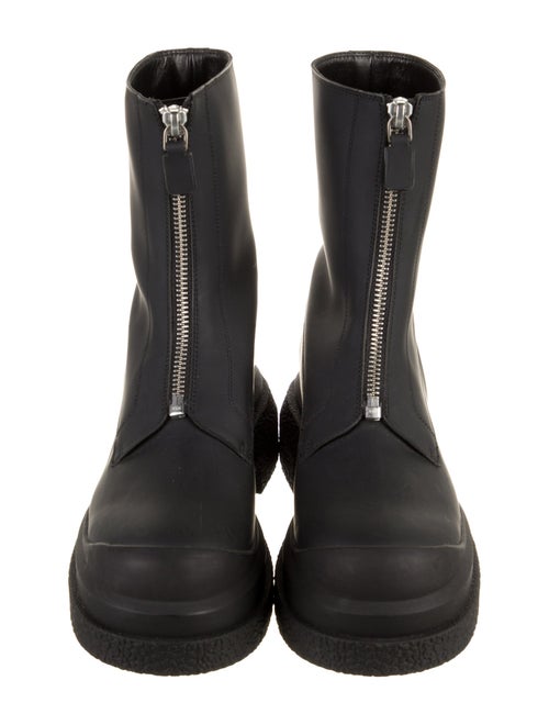 Stuart Weitzman Leather Combat Boots