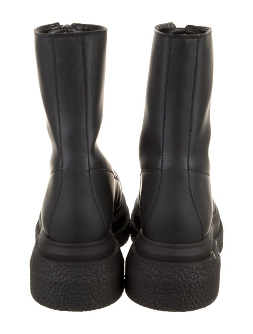 Stuart Weitzman Leather Combat Boots