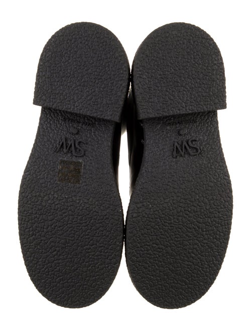 Stuart Weitzman Leather Combat Boots