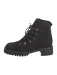 Stuart Weitzman Canvas Combat Boots