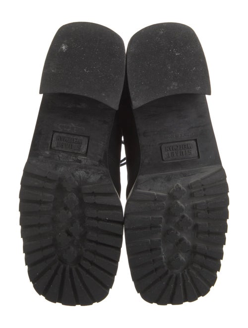 Stuart Weitzman Canvas Combat Boots