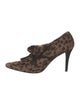 Stuart Weitzman Ponyhair Animal Print Pumps