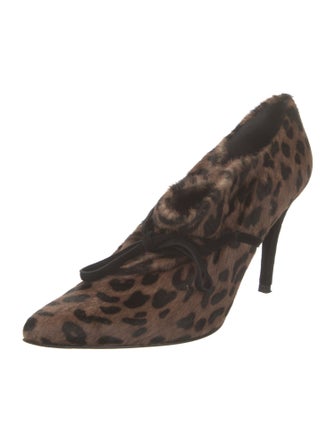 Stuart Weitzman Ponyhair Animal Print Pumps