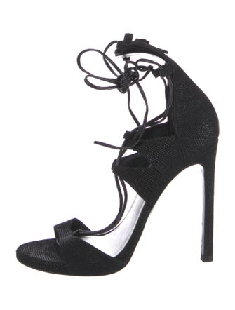 Stuart Weitzman Suede Gladiator Sandals