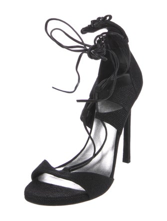 Stuart Weitzman Suede Gladiator Sandals
