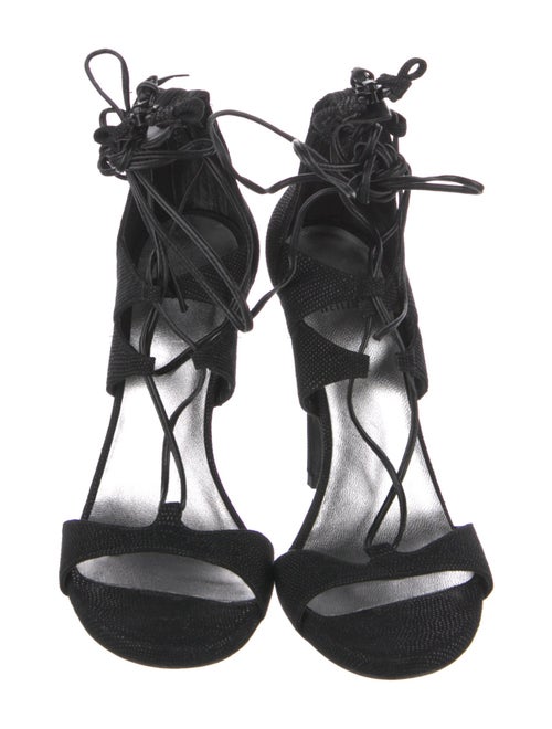 Stuart Weitzman Suede Gladiator Sandals