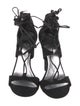 Stuart Weitzman Suede Gladiator Sandals