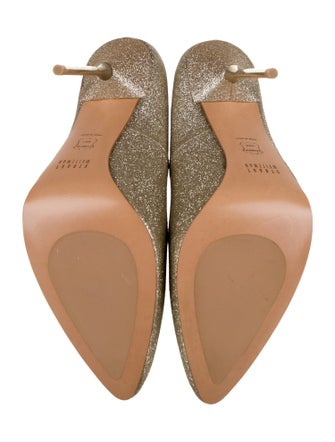 Stuart Weitzman Glitter Glitter Accents Pumps