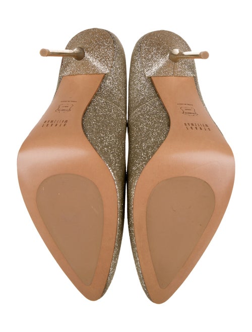 Stuart Weitzman Glitter Glitter Accents Pumps