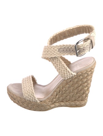 Stuart Weitzman Jute Animal Print Espadrilles