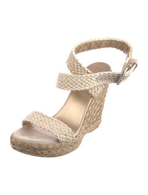 Stuart Weitzman Jute Animal Print Espadrilles