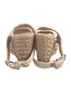 Stuart Weitzman Jute Animal Print Espadrilles