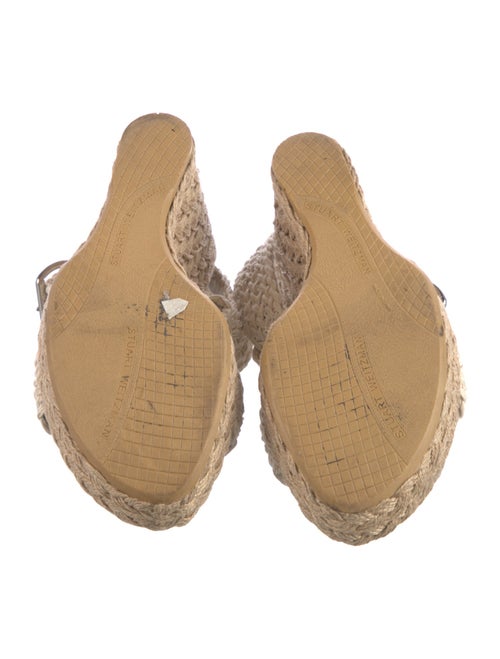 Stuart Weitzman Jute Animal Print Espadrilles