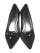 Stuart Weitzman Satin Crystal Embellishments Pumps