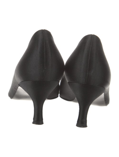 Stuart Weitzman Satin Crystal Embellishments Pumps