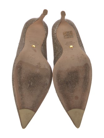 Stuart Weitzman Glitter Glitter Accents Pumps