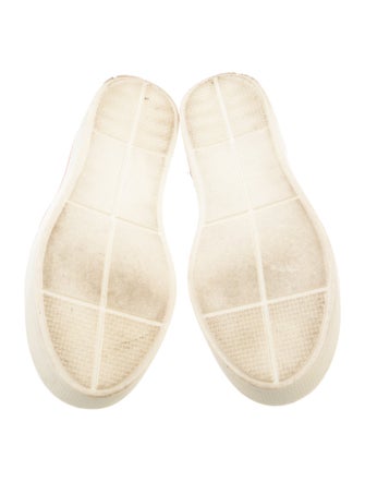 Stuart Weitzman Suede Colorblock Pattern Loafers