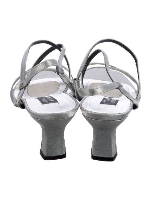 Stuart Weitzman Satin Slingback Sandals