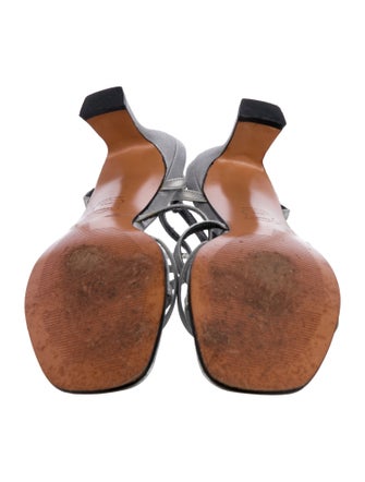 Stuart Weitzman Satin Slingback Sandals